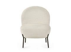 Lulu Boucle Ivory Chair - 2