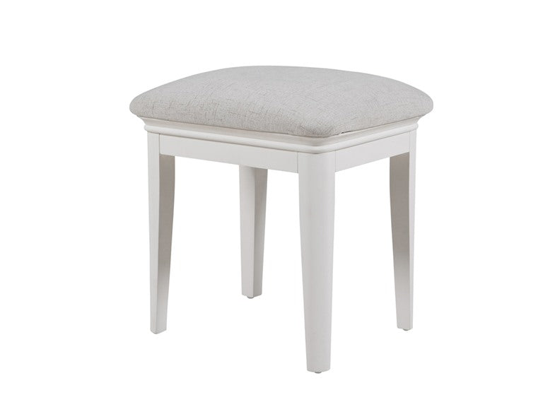 Mabel Bone Bedroom Stool