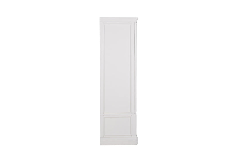 Mabel Bone Two Door Wardrobe - side