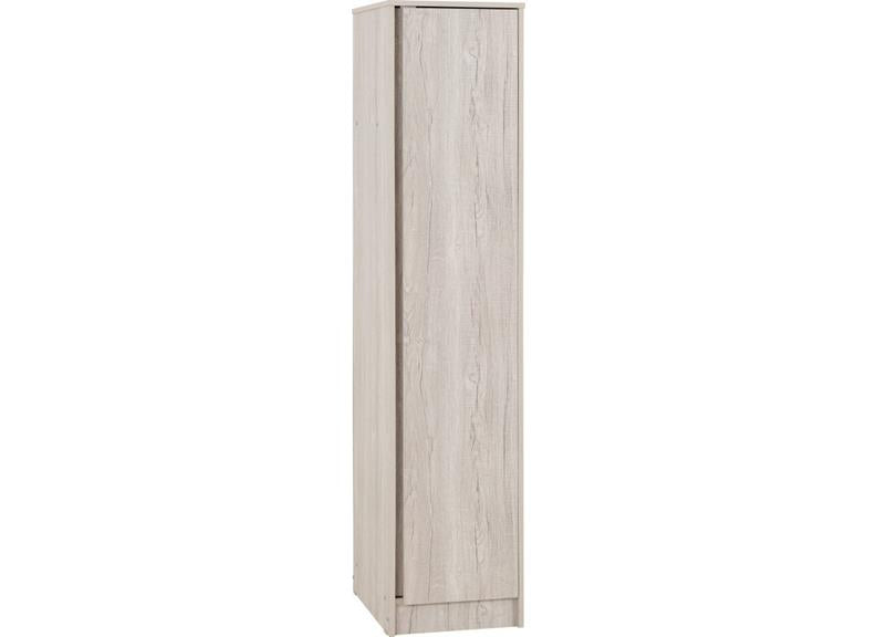 Malvern Urban Snow 1 Door Wardrobe - 1