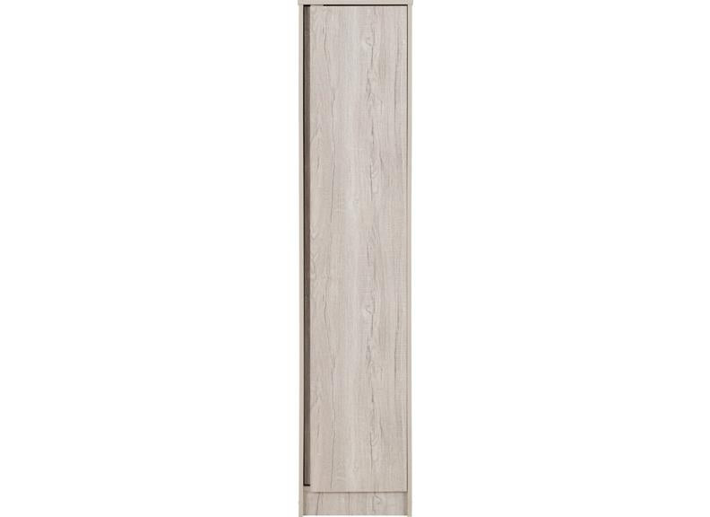 Malvern Urban Snow 1 Door Wardrobe - rear