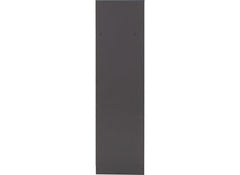 Malvern Grey Two Door Wardrobe - side