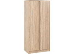 Malvern Sonoma Oak Two Door Wardrobe - 1