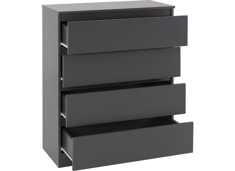 Malvern 4 Drawer Chest - open