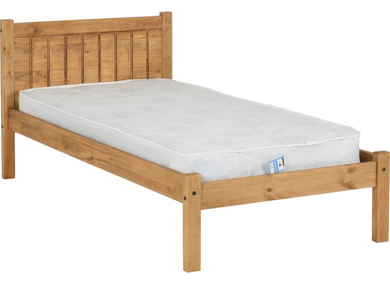 Maya Bed Frame - Distressed Pine