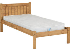 Maya Bed Frame - Distressed Pine