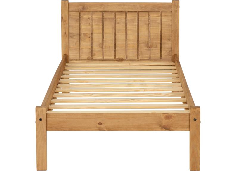 Maya Bed Frame - Distressed Pine