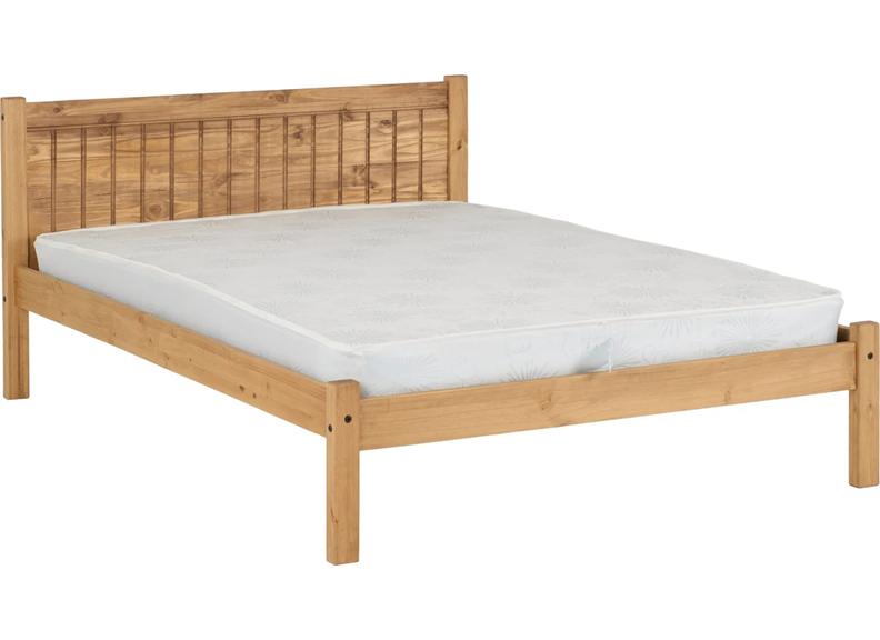 Maya Bed Frame - Distressed Pine