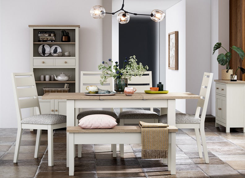 MC Coconut Dining Set With Chairs & Bench