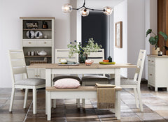 MC Coconut Dining Set With Chairs & Bench