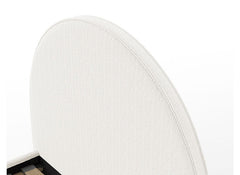 Moon White Ottoman Bed - detail