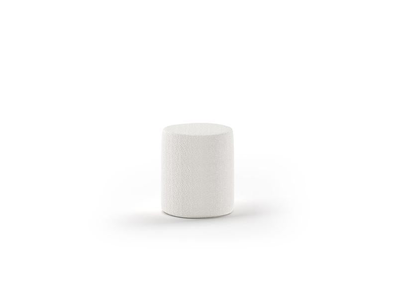 Moon Boucle Stool - white - 1