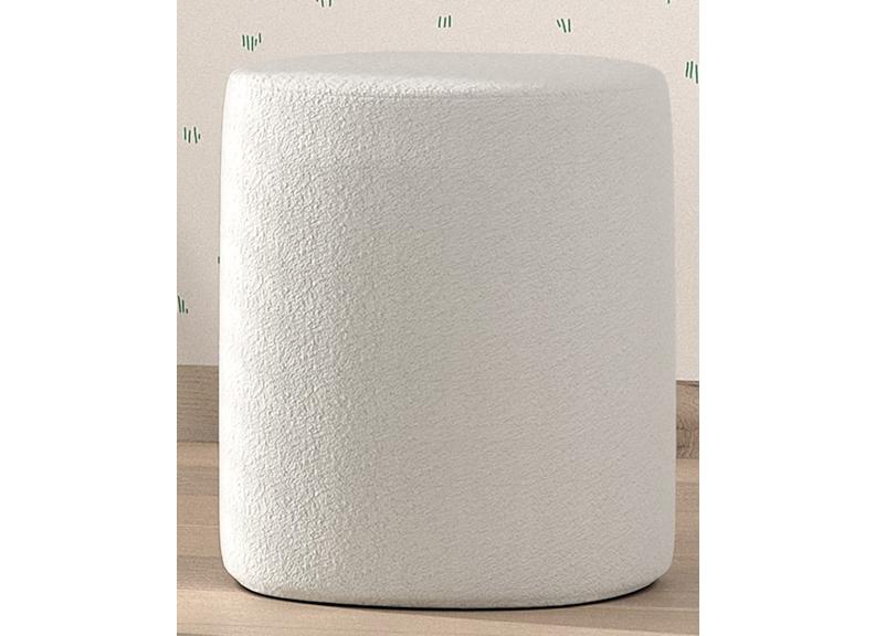 Moon Boucle Stool - White - room