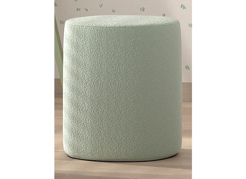 Moon Boucle Stool - green  - room
