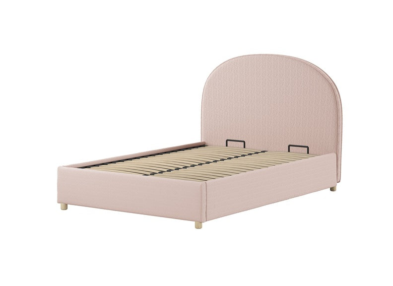 Moon Pink Ottoman Bed - base