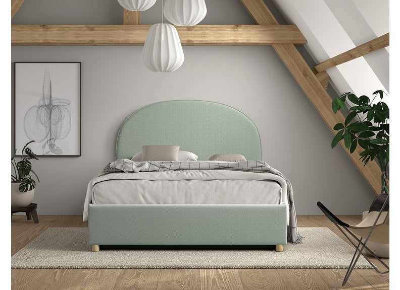 Moon Green Ottoman Bed - room