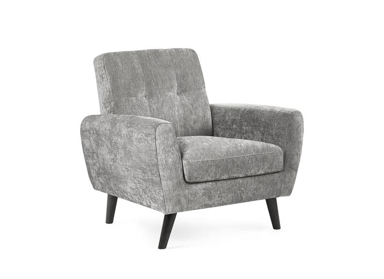 Monza Dove Grey Armchair - c/o