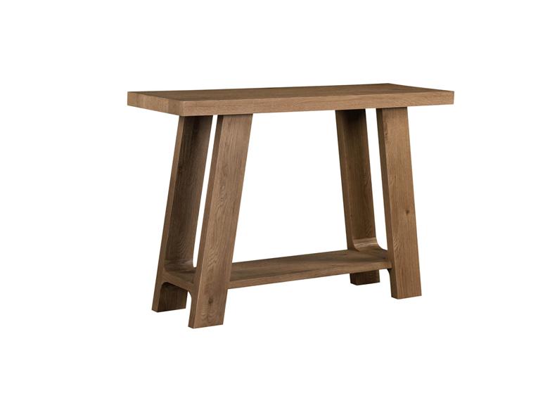 Massimo Oak Console Table – Cashew Brown Finish | Modern Solid Oak Occasional Tables