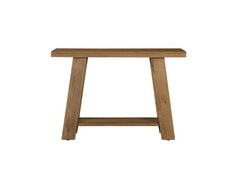 Massimo Oak Console Table – Cashew Brown Finish | Modern Solid Oak Occasional Tables