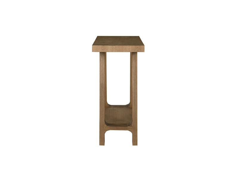 Massimo Oak Console Table – Cashew Brown Finish | Modern Solid Oak Occasional Tables