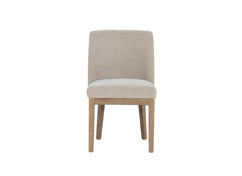 Massimo Dining Chairs –  Green Or Latte Fabric Finish | Modern Solid Oak/Fabric Dining Chairs