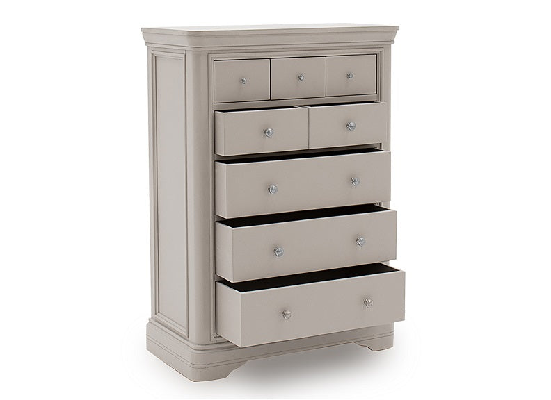 Mabel Eight Drawer Chest - open