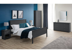 Maine Anthracite Bedroom W/Wide Chest
