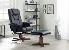 Malmo Massage Chair - Black 