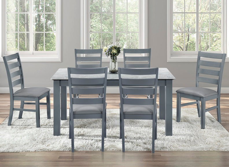 Marbella Charcoal Dining Set