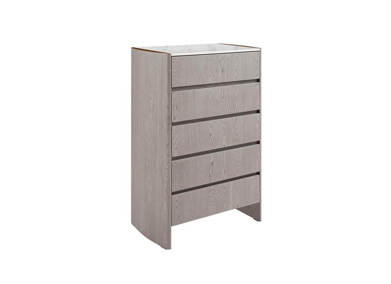 Mondello Five Drawer Bedroom Chest – Washed Oak Bedroom Chest Of Drawers