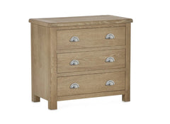 Memphis Three Drawer Chest W/Cup Handles - 1