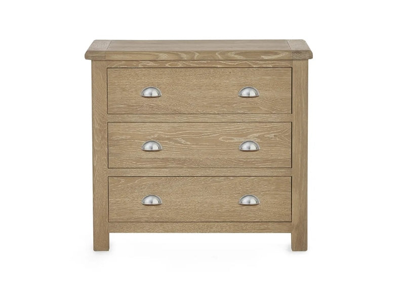 Memphis Three Drawer Chest W/Cup Handles - 2