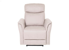 Mortimer Taupe Powered Armchair - front