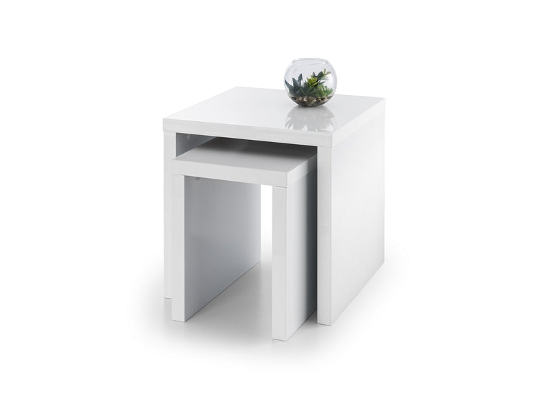 Metro Gloss White Nest Of Tables