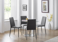 Milan Table & Jazz Fabric Chair - room