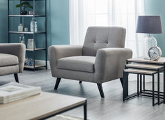 Monza Grey Armchair - room