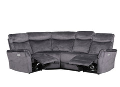 Mortimer Graphite Corner Sofa(2C1 With Four Elements))