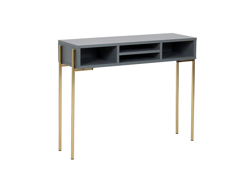 Madrid Grey & Gold Console Table 