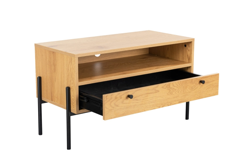 Madrid 80 cm TV stand W/Drawer - open