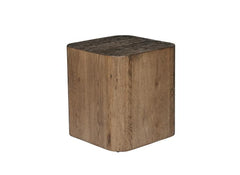 Massimo Oak Lamp Table – Cashew Brown Finish | Modern Solid Oak Occasional Table