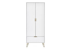 Murano White Wardrobe - front