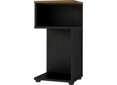 Naples Black/Pine Plant Stand Table - 2