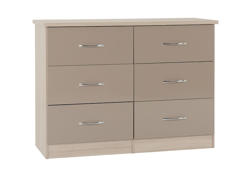 Nevada Oyster Six Drawer Chest