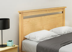 Nero Oak Bed - headboard