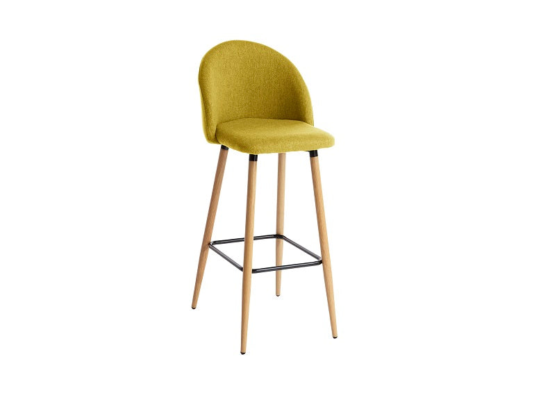 Nissa Mustard Bar Chair - 1