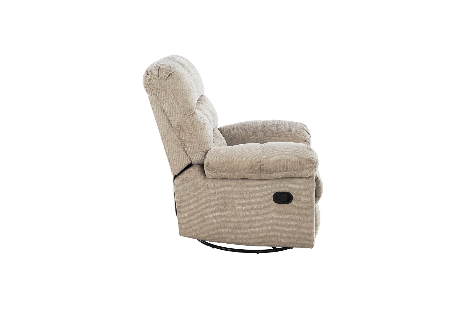 Nellie Latte Glider Chair - side - 2