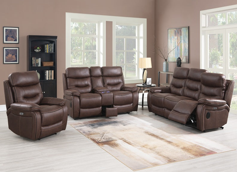 Noah Brown 3PP+2PP+PP Sofas