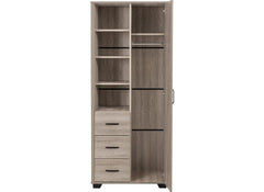 Oliver Open-Shelf Wardrobe - open