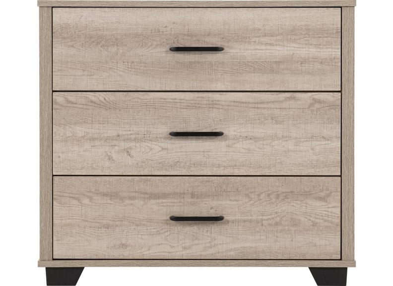 Oliver Three Drawer Chest - front