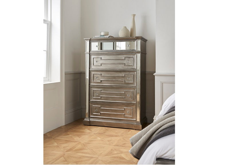 Ophelia Five Drawer Chest - room